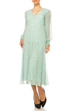 Load image into Gallery viewer, A+ Maison Tara, Chiffon Empire Drop Midi, See Both Colors!