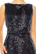 Load image into Gallery viewer, Maison Tara Navy Multi-Use, Metallic Embroidered Day Dress Size XS(4) Only! Party Cocktail
