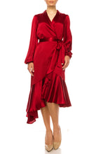 Load image into Gallery viewer, A Last One! Maison Tara Scarlet Midi Cocktail Party Dress Small Size 6 Remaining! Women&#39;s Apparel
