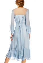 Load image into Gallery viewer, LAST ONE! Nataya Sky Blue Muli-Use, Midi Day Dress - ONLY SIZE 4 (sm) Remaining! Party, Cocktail, Women's Formal