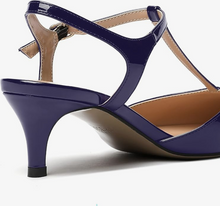 Load image into Gallery viewer, Navy -or- Pastel Minty Patent Leather 2" Kitten Heels