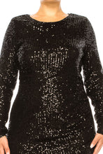 Load image into Gallery viewer, Nicole Miller Sequin Cocktail w/Ostrich Feathers Sizes 6 & 8 Remaining! Mini, Party, Flapper, Holiday