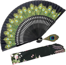 Load image into Gallery viewer, Silk & Bamboo Handfan, See Colors!