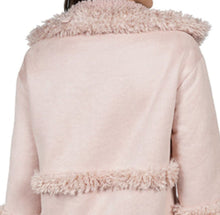 Load image into Gallery viewer, Love Token Pastel Pink Suede & Shearling Faux Fur