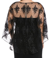 Load image into Gallery viewer, RM Richards Capelet Sleeve, Evening Maxi Formal, Full-Figured