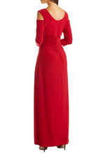 Load image into Gallery viewer, LAST ONES, Sizes 16 & 18 REMAIN in RED ONLY, RM Richards Embellished Cold Shoulder - Formal Women's Party, Cocktail, Special Events
