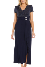 Load image into Gallery viewer, LAST ONE Size 10 - RM Richards Navy-Divine Formal Maxi