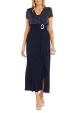 Load image into Gallery viewer, LAST ONE Size 10 - RM Richards Navy-Divine Formal Maxi