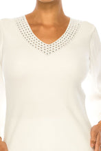 Load image into Gallery viewer, Sioni Off-White Sweater Top