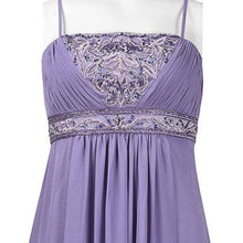 Load image into Gallery viewer, Tres Chic Violet, Sue Wong Periwinkle, Ruched Bust Chiffon Gown XS/SM/MED