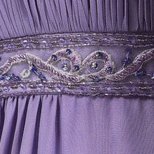Load image into Gallery viewer, Tres Chic Violet, Sue Wong Periwinkle, Ruched Bust Chiffon Gown XS/SM/MED