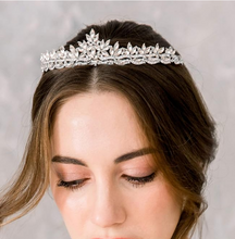 Load image into Gallery viewer, LAST ONE! SweetV Accessories, Petite Silver Tiara Women's Bridal, Gatsby Formal Events