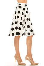 Load image into Gallery viewer, Moa Collection Big Dots Knee Length Skirt SM/M/LG USA 🇺🇸