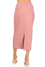 Load image into Gallery viewer, USA Made, Solid Midi Pencil Skirt SM/M/LG See Colors! USA 🇺🇸