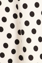 Load image into Gallery viewer, Polka Dot Print, Knee Length Skirt Black or White SM/M/LG USA 🇺🇸