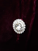 Load image into Gallery viewer, LAST ONES! USA Made Fine Velvet Party Dress w/Rhinestone Buttons, ONLY SM & MED Available  USA 🇺🇸 Cocktail, Holiday