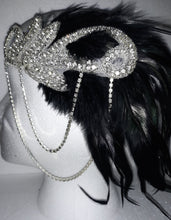 Load image into Gallery viewer, Gatsby Feather Handmade Headband