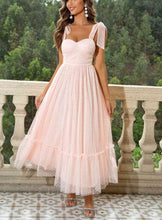 Load image into Gallery viewer, LAST ONE Tie-Shoulder Sweetheart Neck Dress Women's Party Dress, Apparel Size SMALL Remaining