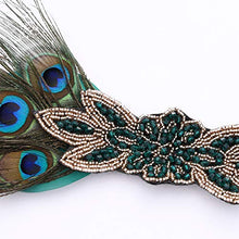 Load image into Gallery viewer, handmade, peacock feather headband, see more
