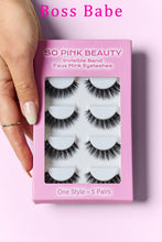 Load image into Gallery viewer, Faux Mink Eyelashes Box of 5 Pairs