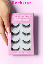Load image into Gallery viewer, Faux Mink Eyelashes Box of 5 Pairs