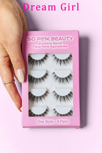 Load image into Gallery viewer, Faux Mink Eyelashes Box of 5 Pairs