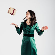 Load image into Gallery viewer, paris bloom noel party dress sm/med