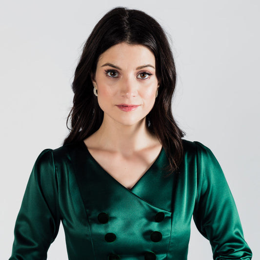 paris bloom noel party dress sm/med