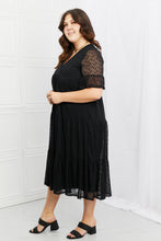 Load image into Gallery viewer, P & Rose Lovely Lace Black Tiered Day Dress USA 🇺🇸 SM & MED Remaining
