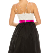 Load image into Gallery viewer, rhinestone halter pink band gown 6,8,10