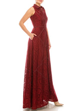 Load image into Gallery viewer, LAST ONE! Wine Red in Size 4, Aidan Mattox Crimson Floor-Length