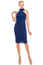 Load image into Gallery viewer, bebe blue strappy day dress size 6