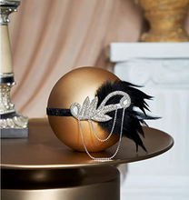 Load image into Gallery viewer, Gatsby Feather Handmade Headband