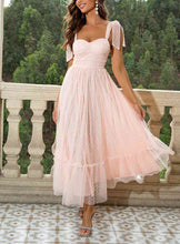 Load image into Gallery viewer, LAST ONE Tie-Shoulder Sweetheart Neck Dress Women's Party Dress, Apparel Size SMALL Remaining