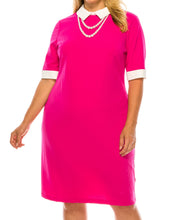 Load image into Gallery viewer, ile ny legally blonde sheath dress w/pearls included size 6 & 8