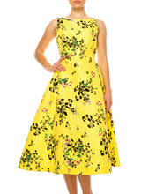 Load image into Gallery viewer, LAST ONE! Maison Tara Lemon Bouffant Day Dress, Size 6 Remaining! Women's Apparel Classic Attire