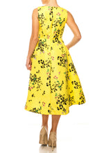 Load image into Gallery viewer, LAST ONE! Maison Tara Lemon Bouffant Day Dress, Size 6 Remaining! Women's Apparel Classic Attire