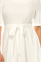 Load image into Gallery viewer, A Maison Tara Asymmetrical Day Dress Ivory or Azure Blue ONLY Sizes 4/6/8 REMAINING!