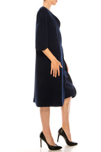 Load image into Gallery viewer, maya brooke 2pc navy jacket dress 10/16/18