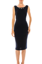 Load image into Gallery viewer, maya brooke 2pc navy jacket dress 10/16/18