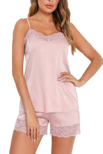 Load image into Gallery viewer, Teddy Cami &amp; Shorts Lounging Set, See Colors! Women&#39;s Intimates Lingerie
