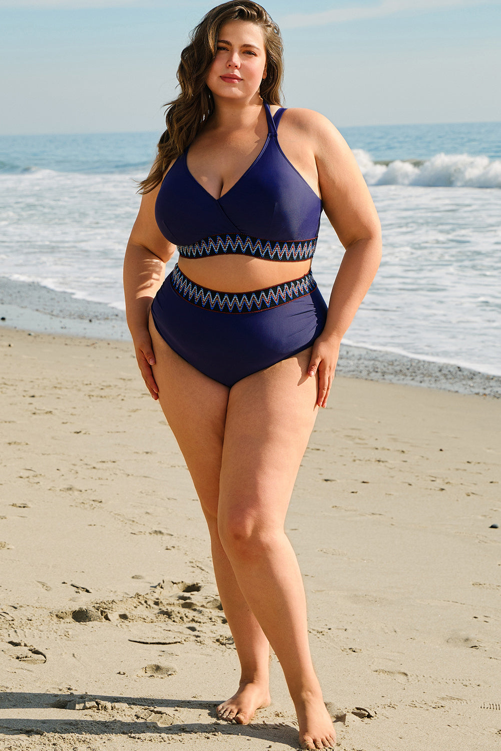 LAST ONES! Eileen Knot High Waisted PLUS Bikini Swimsuit