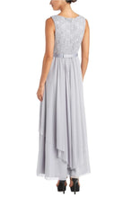 Load image into Gallery viewer, RM Richards 2PC Silver Maxi Gown, Women&#39;s Formal Event Attire
