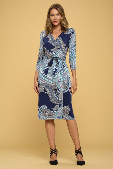 Renee C. Jersey Wrap Dress  USA 🇺🇸  SM/MED/LG