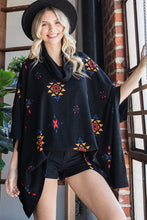 Load image into Gallery viewer, Jade By Jane Aztec Print Poncho  USA 🇺🇸  Made Women&#39;s Coats &amp; Sweaters, Apparel

