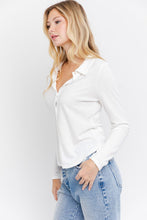 Load image into Gallery viewer, Gilli Apparel White Button Down Top Sizes LG(10/12) Remaining, Last Ones!
