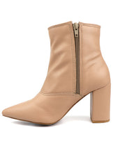 Load image into Gallery viewer, Pointed Toe Bootie w/ Block Heel WHOLE Sizes Only!
