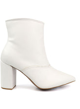 Load image into Gallery viewer, Pointed Toe Bootie w/ Block Heel WHOLE Sizes Only!
