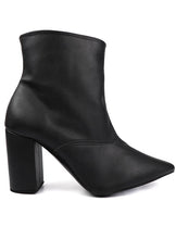 Load image into Gallery viewer, Pointed Toe Bootie w/ Block Heel WHOLE Sizes Only!
