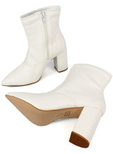 Load image into Gallery viewer, Pointed Toe Bootie w/ Block Heel WHOLE Sizes Only!
